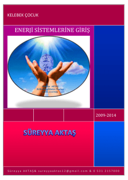 ENERJİ SİSTEMLERİNE GİRİŞ