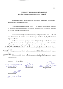 cUMHURiYET vE sEYDiKEMER RESİM YARIŞMASI iL&ccedil;E