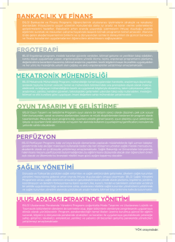 MEKATRONİK M&Uuml;HENDİSLİĞİ PERF&Uuml;ZYON OYUN TASARIM VE