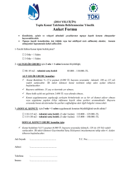 Anket Formu