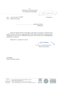 f Paf Q&icirc;lwv&icirc;a&icirc;/ ll - Bodrum İl&ccedil;e Milli Eğitim M&uuml;d&uuml;rl&uuml;ğ&uuml;