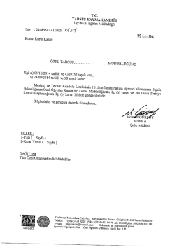 T.C. - tarsus il&ccedil;e mill&icirc; eğitim m&uuml;d&uuml;rl&uuml;ğ&uuml;