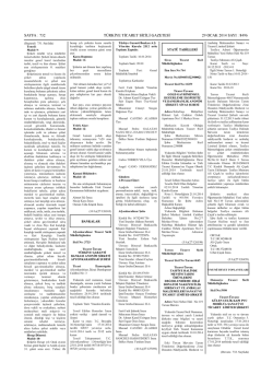 29.01.2014 tarihli ticaret sicil gazetesi