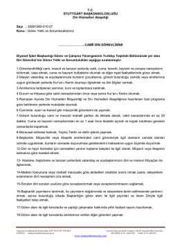 dosyayı indir - Din Hizmetleri Ataşeliği