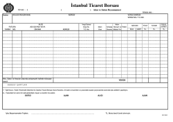 İstanbul Ticaret Borsası