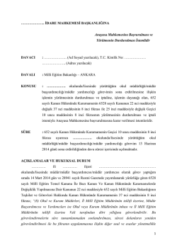 Dava Dilek&ccedil;esini g&ouml;rmek i&ccedil;in tıklayınız. - Eğitim-Sen