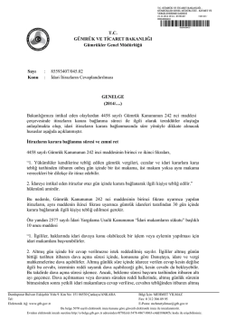 İdari İtirazların Cevaplandırılması