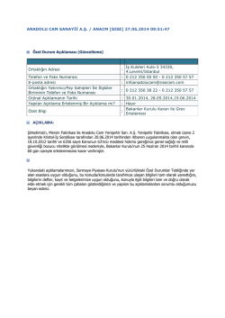 27.06.2014 Bakanlar Kurulu Kararı ile Grev Ertelemesi