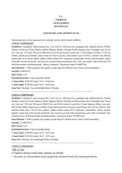 İlgililer tabirine irtifak hakkı sahipleri de dahildir.