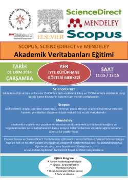 Akademik Veritabanları Eğitimi
