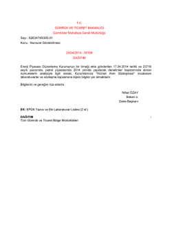 EPDK nın petrol piyasasında 2014 yılında yapılacak denetimler