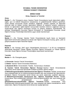 ıtu_ogrencı_konseyı_yonergesı_2014