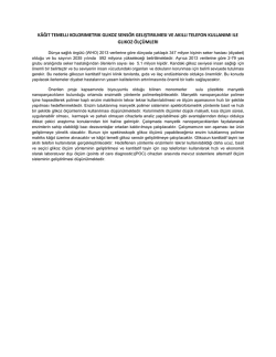 k&acirc;ğıt temellı kolorımetrık glıkoz sens&ouml;r gelıştırılmesı ve akıllı telefon