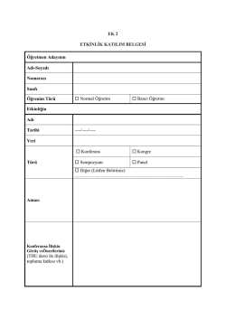 THU- Etkinlik-Katılım