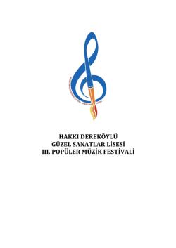 Festival Şartnamesi indir