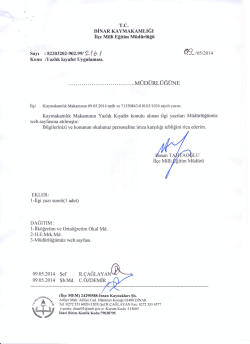 sayı z 82203202-902.99/ Z f b &iacute; QCZ. /05/2014