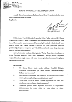 QHP - T&uuml;rkiye B&uuml;y&uuml;k Millet Meclisi