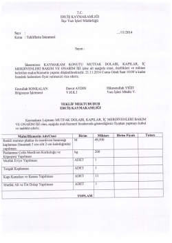 T.C. - Van Yikob - İhale Y&ouml;netim Sistemi