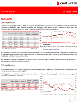 G&uuml;nl&uuml;k B&uuml;lten 12 Mayıs 2014