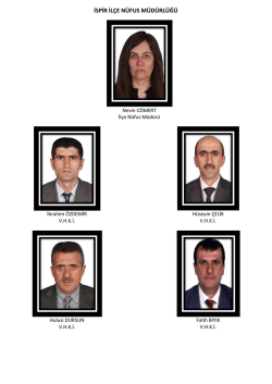 İSPİR İL&Ccedil;E N&Uuml;FUS M&Uuml;D&Uuml;RL&Uuml;Ğ&Uuml;
