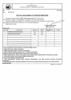 Otomotik enjekt&ouml;r şırıngası vb. - Van B&ouml;lge Eğitim ve Araştırma