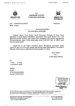 &Ccedil;ocuk ve Spor Konulu Resim Yarışması