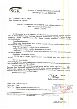 T.C. - Samsun Serbest Muhasebeci Mali M&uuml;şavirler Odası