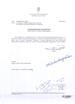 Tc. HACETTEPE UNİyERsiTEsi EGITIM FAKULTESİ