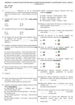 hekimhan anadolu imam hatip ortaokulu bilişim teknolojileri ve