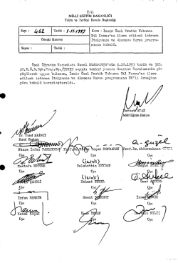 İtalyanca Programı - &Ouml;zel &Ouml;ğretim Kurumları Genel M&uuml;d&uuml;rl&uuml;ğ&uuml;