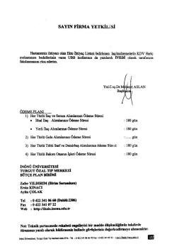 sAYIN FİRMA YETKİLİsİ - İhale Bilgi Sistemi