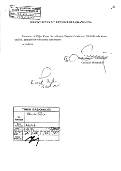 Kanun Teklifinin Metni