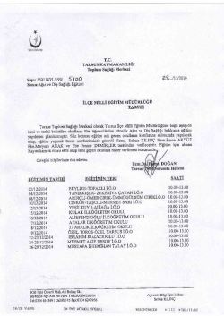 İl&ccedil;e Milli Eğitim M&uuml;d&uuml;rl&uuml;ğ&uuml; Yazısı