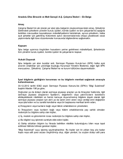 G&ouml;rev ve Yetkilerin Menfaat Sağlamak Amacıyla Kullanılması, Sır
