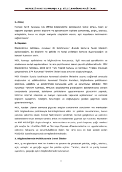 BilgilendirmePolitikası