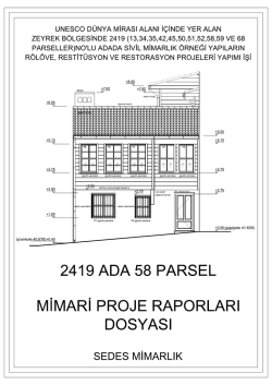 2419 Ada 58 Parsel-Rekonstruksiyon