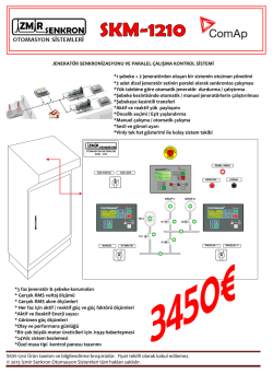 SKM-1210 &Uuml;r&uuml;n tanıtım ve bilgilendirme