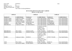 Gelir &Uuml;cret Tarifesi