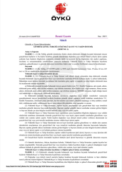 Gümrük idarelerinde işlem yapacak kişi ve kurumların Gümrük