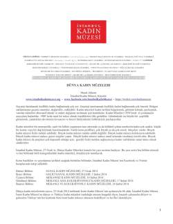 Kadin müzeleri dünyadaki sosyal değişimlerin