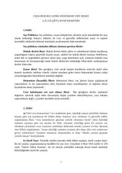 Ceza Hukuku Genel H&uuml;k&uuml;mler - I (1. Eğitim ve 2