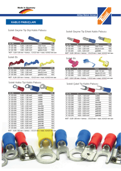 kablo pabu&ccedil;ları - teknolit.com.tr