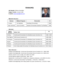&Ouml;ZGE&Ccedil;MİŞ - İzmir Katip &Ccedil;elebi &Uuml;niversitesi