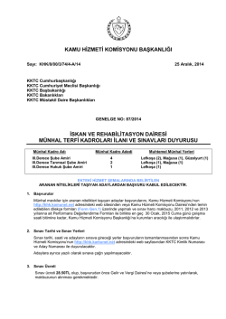 İskan ve Rehabilitasyon Dairesi - Kamu Hizmeti Komisyonu