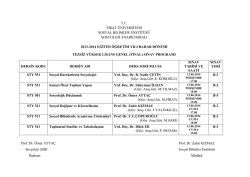 2013-2014 sosyoloji bahar yarıyılı tezsiz y&uuml;ksek lisans final