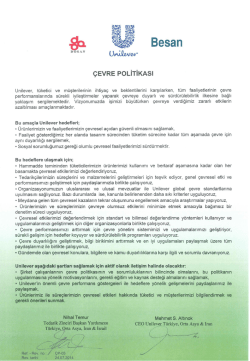 Çevre Politikası - PDF