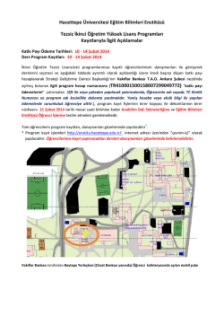 PDF - Hacettepe &Uuml;niversitesi Eğitim Bilimleri Enstit&uuml;s&uuml;