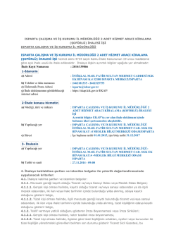 İSTİKLAL MAH. FATİH SULTAN MEHMET CADDESİ SGK EK