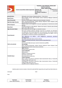 Personel ve SGK Giderleri &Ouml;deme Emri Kontrol İşlemleri