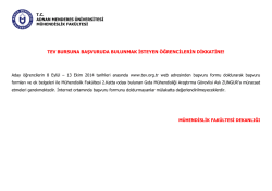 tev bursuna başvuruda bulunmak isteyen &ouml;ğrencilerin dikkatine!